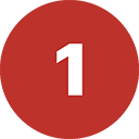 1 one-number-round-icon red