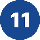 11 eleven-number-round-icon 128