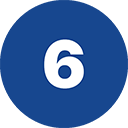6 six-number-round-icon blue