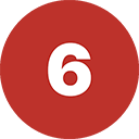 6 six-number-round-icon red