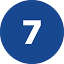 7 seven-number-round-icon blue