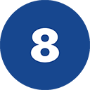 8 eight-number-round-icon blue