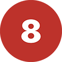 8 eight-number-round-icon red