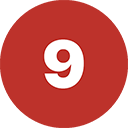 9 nine-number-round-icon red